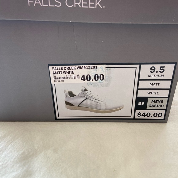 MENS MATT WHITE FALLS CREEK CASUAL SHOE - Picture 5 of 6
